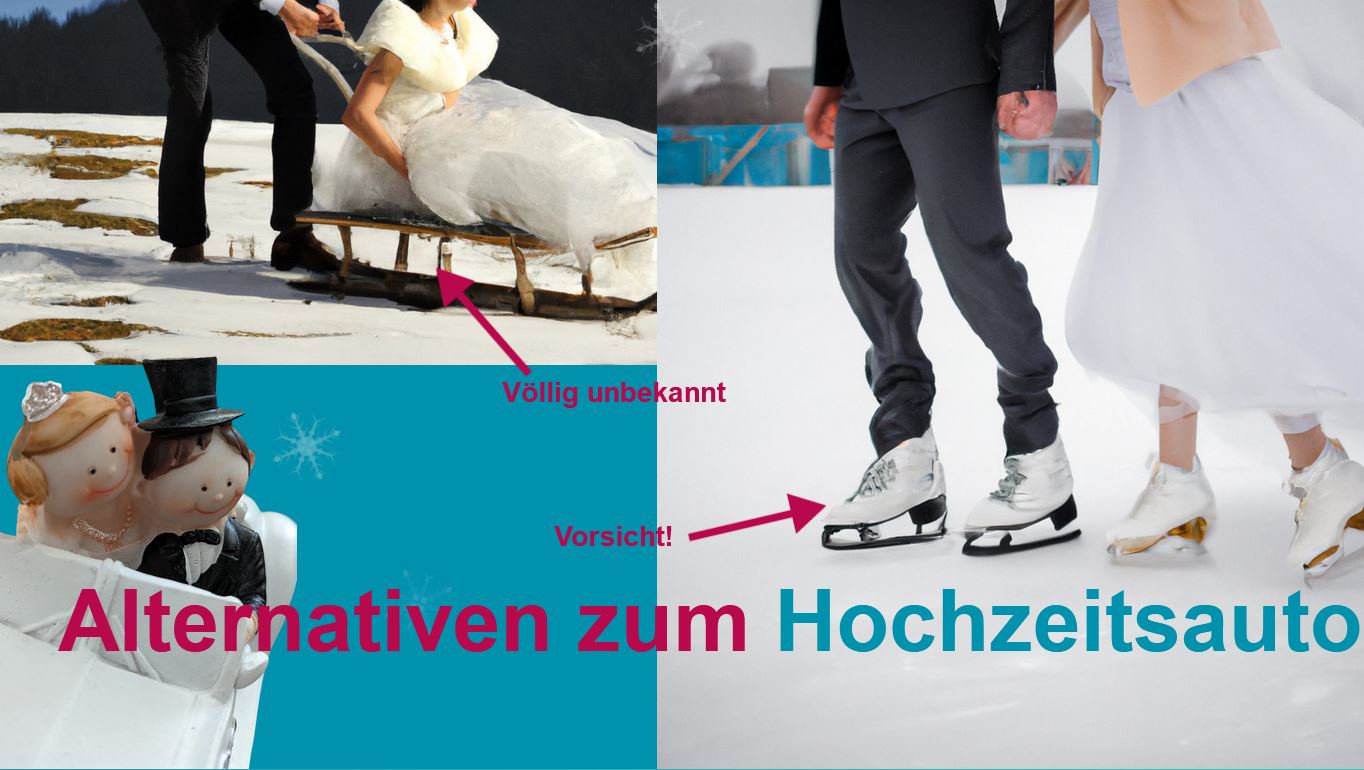 Präsentation - Hochzeit im Winter