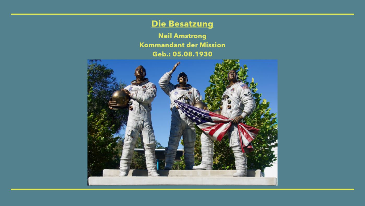Präsentation - Erste Mondlandung