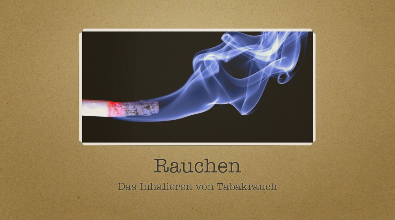 Präsentation - Rauchen